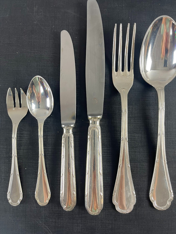 ERCUIS cutlery model Trianon ribbon 72 pieces