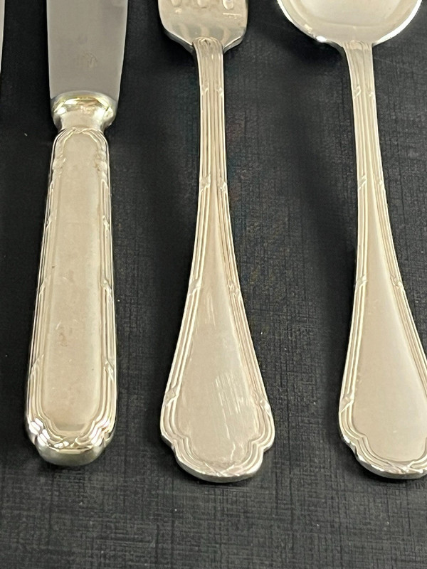 ERCUIS cutlery model Trianon ribbon 72 pieces