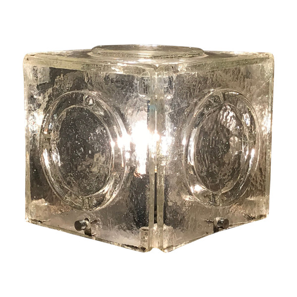 Cubo luminoso Albano Poli per Poliarte, Italia 1968