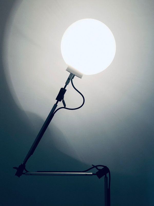 Stehleuchte „Aggregato terra“ von Enzo Mari für Artemide, Italien 1970er Jahre