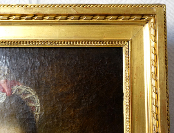 French school of the 18th century, portrait of an aristocrat, oil on canvas signed and dated 1768