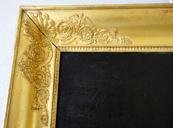 Großes Porträt eines Hauptmanns eines Kürassieroffiziers des Kaiserreichs, Öl auf Leinwand um 1820
