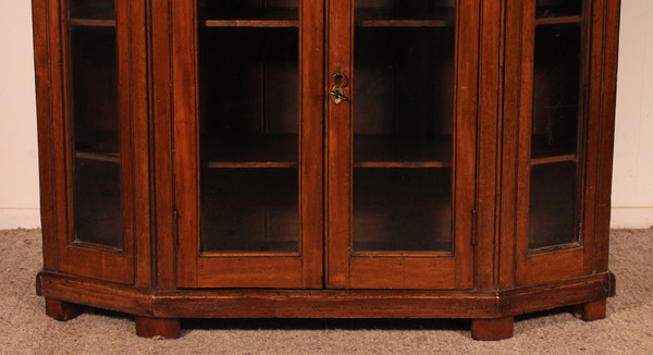 Store Showcase Cabinet Or Bookcase In Mahogany Early 19th Century