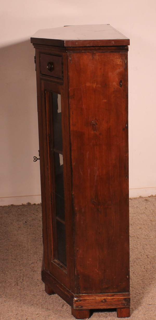 Store Showcase Cabinet Or Bookcase In Mahogany Early 19th Century
