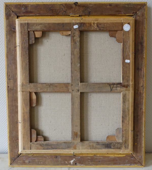 Französische Schule des 19. Jahrhunderts: Blumengemälde um 1800 – 80,2 cm x 67,7 cm