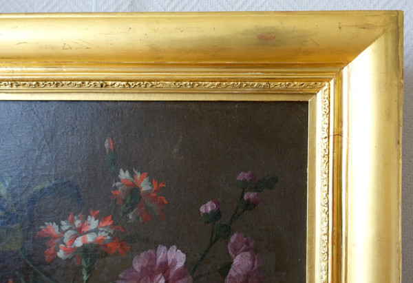 Französische Schule des 19. Jahrhunderts: Blumengemälde um 1800 – 80,2 cm x 67,7 cm
