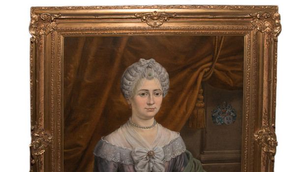  Paire De Grand Portraits époque  XIXe Siècle