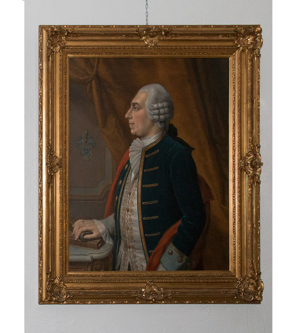  Paire De Grand Portraits époque  XIXe Siècle