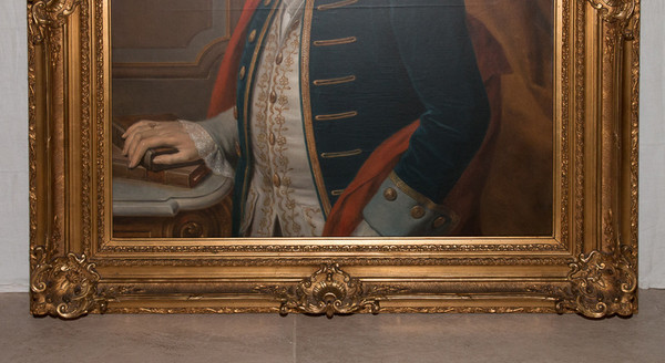  Paire De Grand Portraits époque  XIXe Siècle