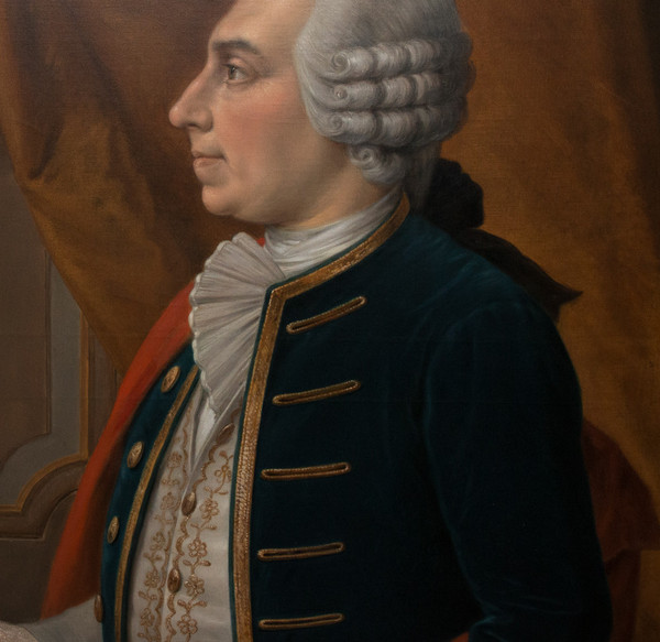  Paire De Grand Portraits époque  XIXe Siècle