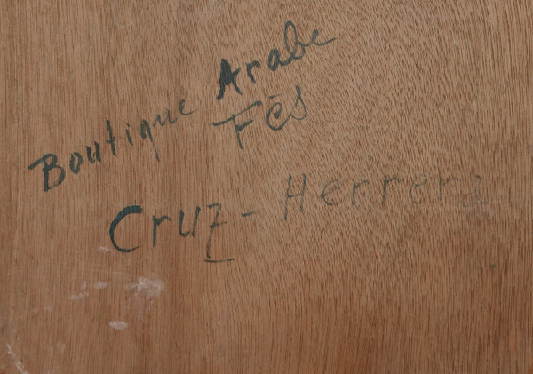 José CRUZ-HERRERA, Lively store in the Medina of Fez