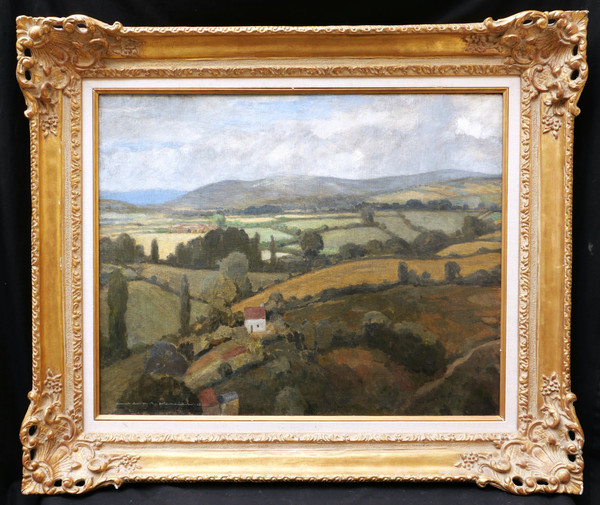 Jean Adrien MERCIER, Paesaggio della pianura della Loira