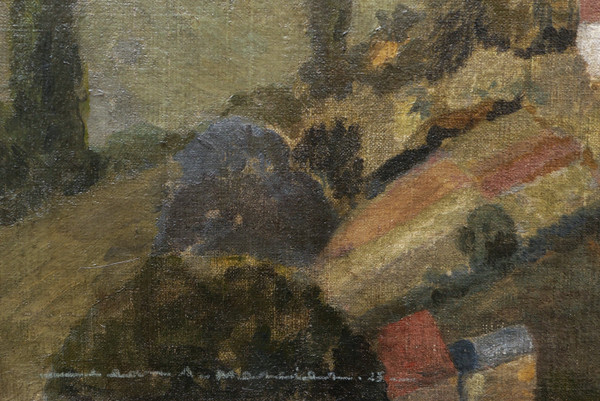 Jean Adrien MERCIER, Paesaggio della pianura della Loira