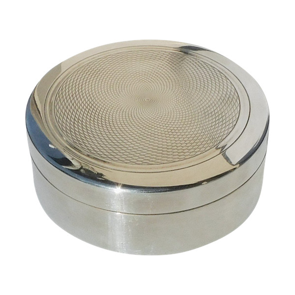 Snuffbox Pill Box Metal Silver PUIFORCAT boutique