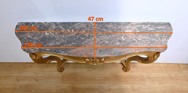 Importante Console d’Applique Louis XV – Début XXe