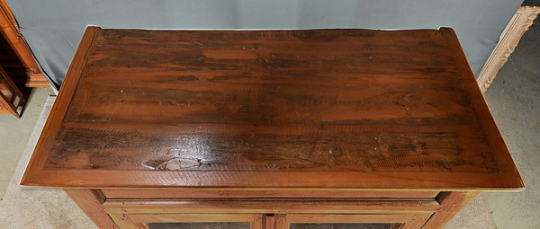 Vetrinetta in teak massiccio, India - Inizio XX secolo