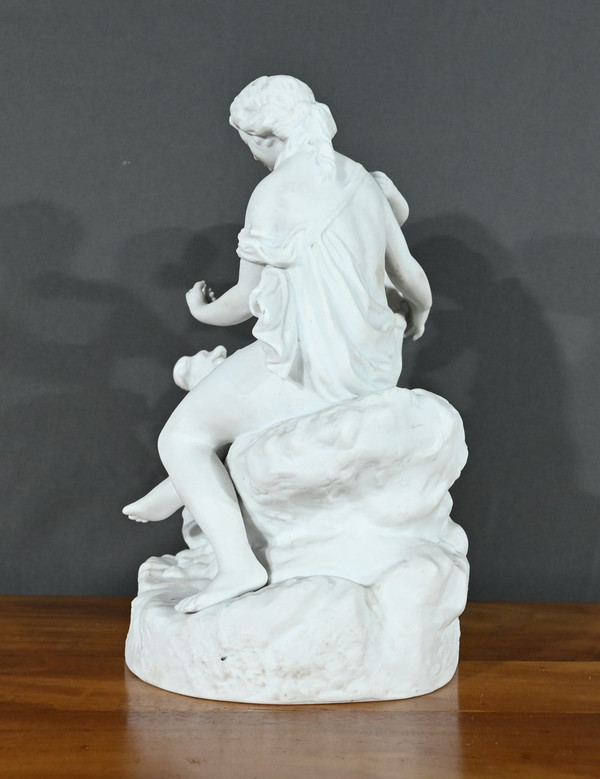 Scultura in biscuit "Venere e Amore" - Fine XIX secolo