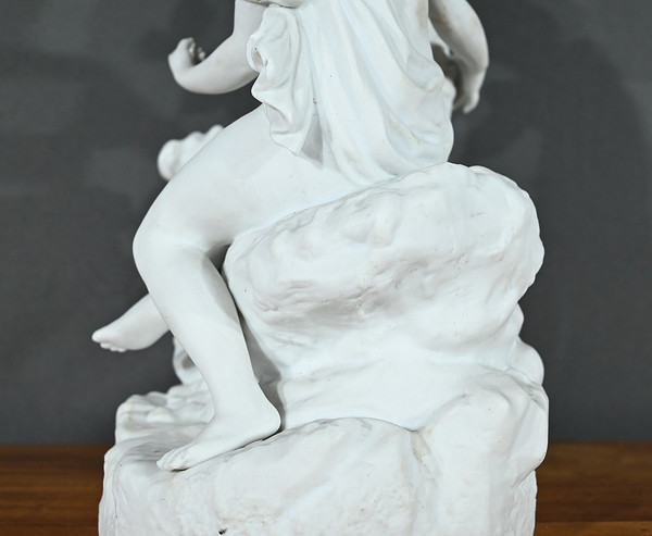 Scultura in biscuit "Venere e Amore" - Fine XIX secolo