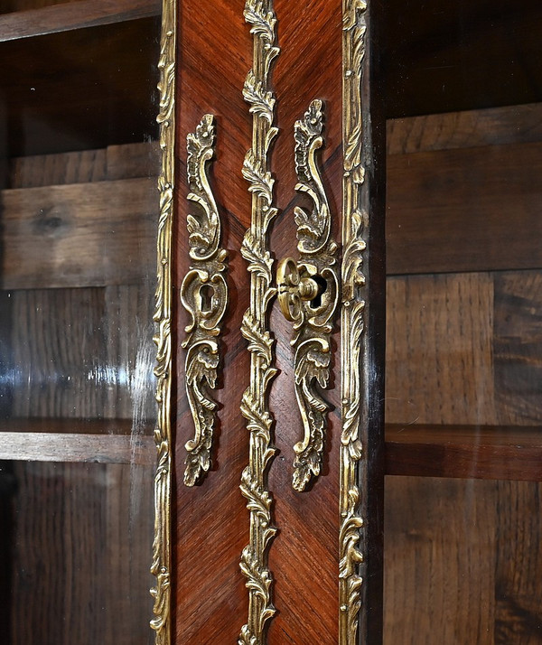 Bibliothèque deux-corps, style Louis XV – Fin XIXe