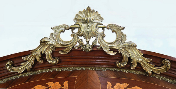 Bibliothèque deux-corps, style Louis XV – Fin XIXe
