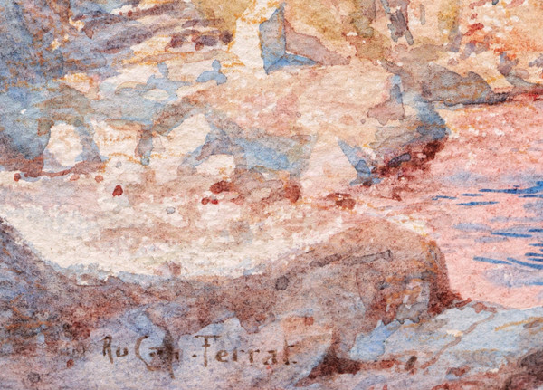 Émile Charles APPAY, Meeresküste in Saint-Jean-Cap-Ferrat