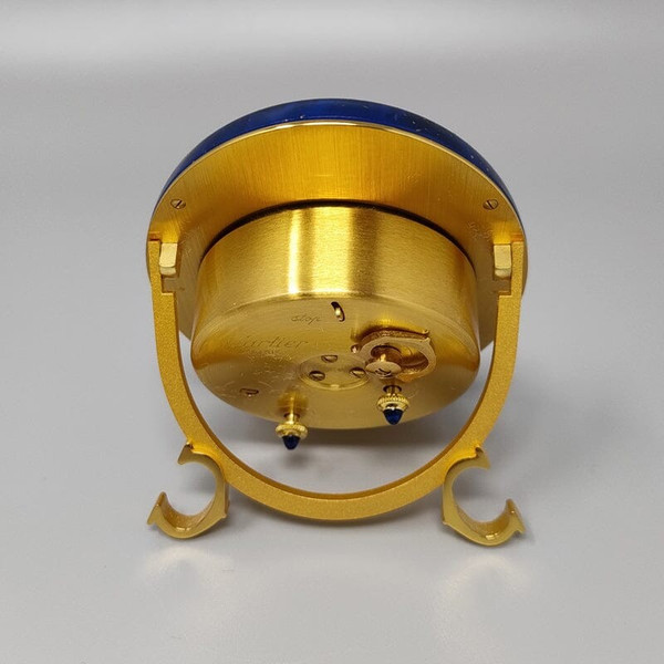 Pendulette de réveil Cartier des années 1980. Fabriqué en Suisse