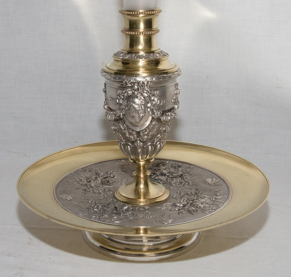 Center De Table à Cornet Signed L. Oudry Napoélon III period