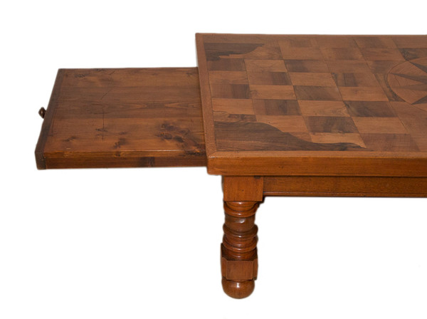 Table Basse en noyer époque Fin XIXe Siècle