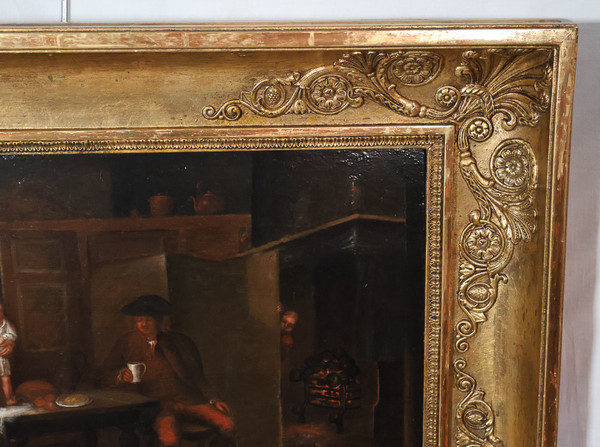 Genre Scene Oil on panel Late 18th century