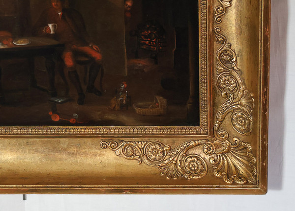 Genre Scene Oil on panel Late 18th century
