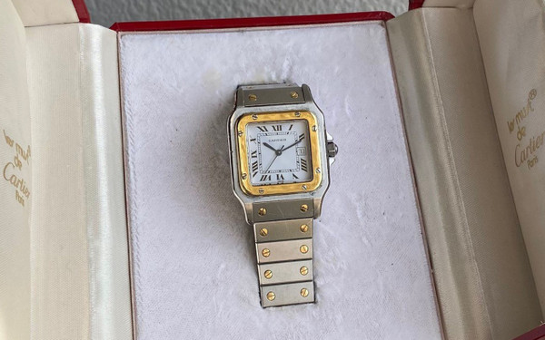 CARTIER, Santos de Cartier, acciaio e oro