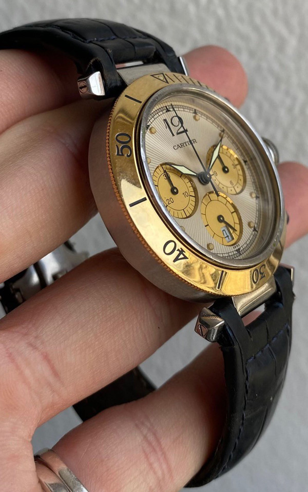 CARTIER, Pascha de Cartier, acciaio e oro