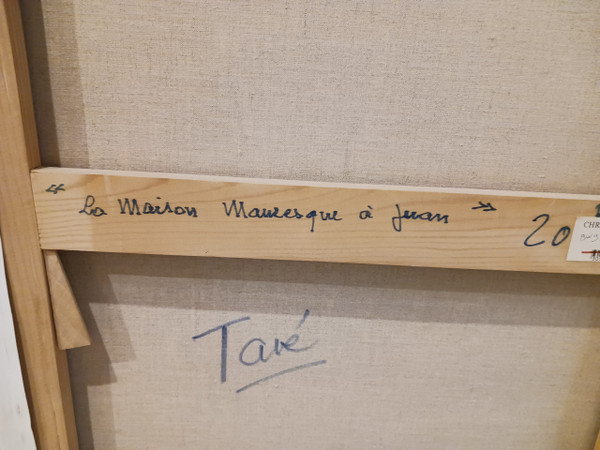 GEORGETTE TAVE  1925/2006   LA MAISON MAURESQUE A JUAN