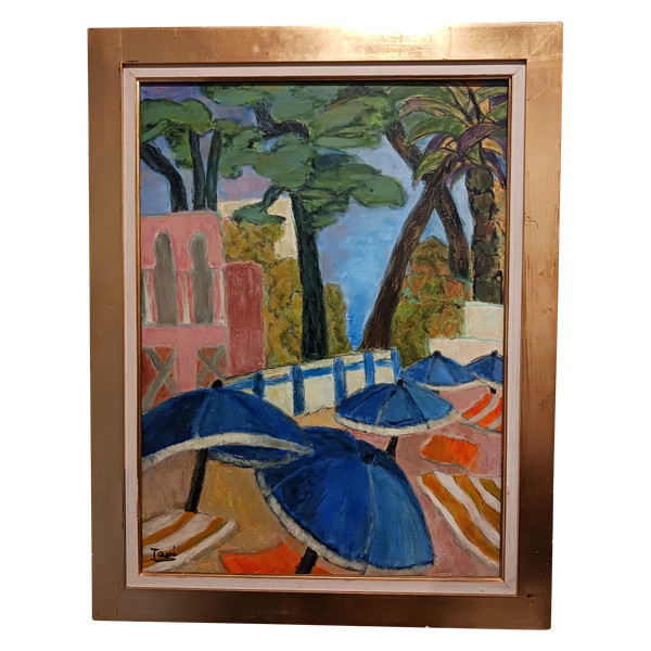 GEORGETTE TAVE  1925/2006   LA MAISON MAURESQUE A JUAN