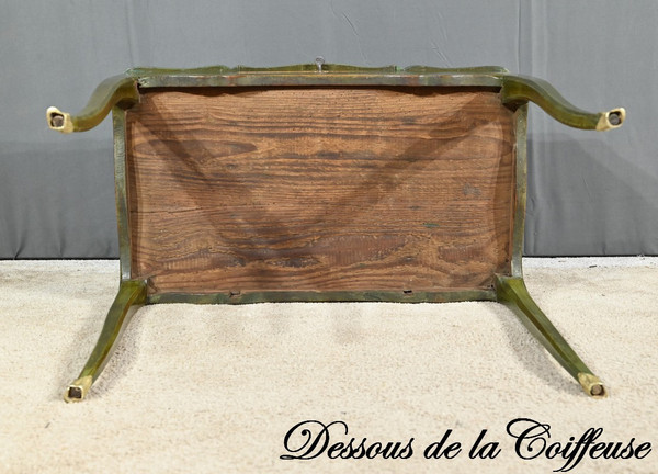 Petite Coiffeuse en Chêne Peint, style Louis XV – Fin XVIIIe