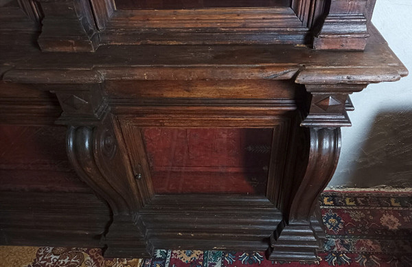 Seltene Bibliothek Berufsmöbel aus massiver Kiefer im Empire-Stil