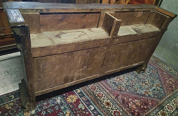 Seltene Bibliothek Berufsmöbel aus massiver Kiefer im Empire-Stil