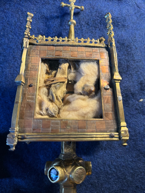 Monstrance Reliquaire En Cuivre – Fin XVe Début XVIe