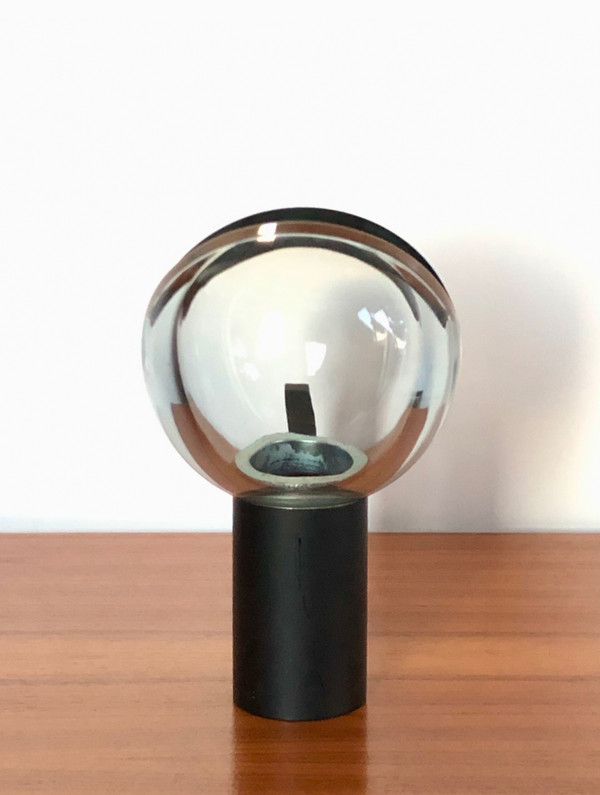 Grey Murano glass wall lamp by Flavio Poli for Seguso, Italy 1970s