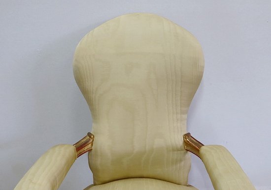  Important Fauteuil en bois doré Restauration – Début XIXe 