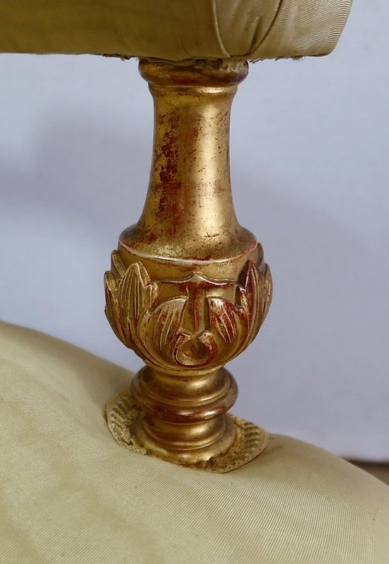  Important Fauteuil en bois doré Restauration – Début XIXe 