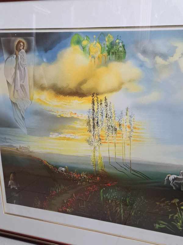 Lithographie Salvador Dali (1904-1989) - Mystische Vision "exp 115/295.".