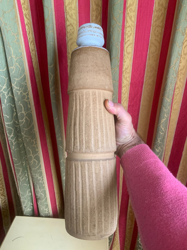 Ensemble de deux vases en terre cuite des années 70/80