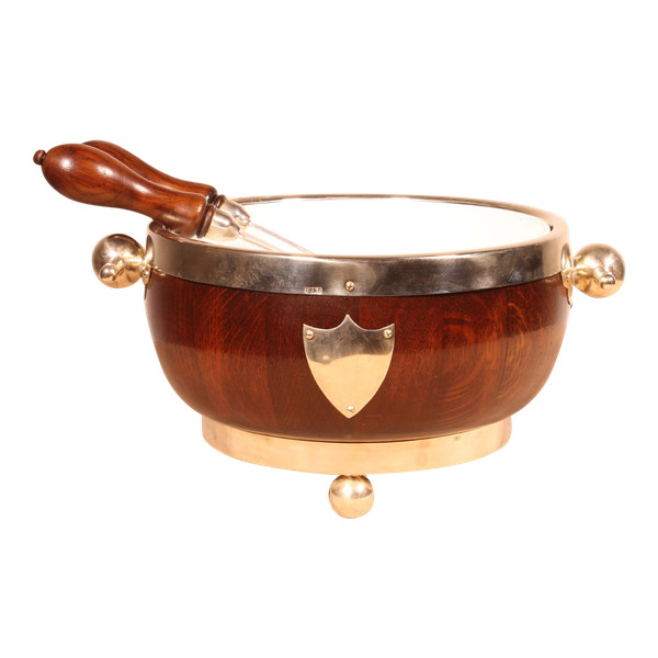 Salad Bowl With Its Cutlery 19th Century