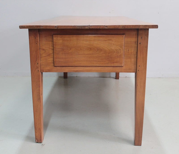 Table-Bureau en Merisier XIXe