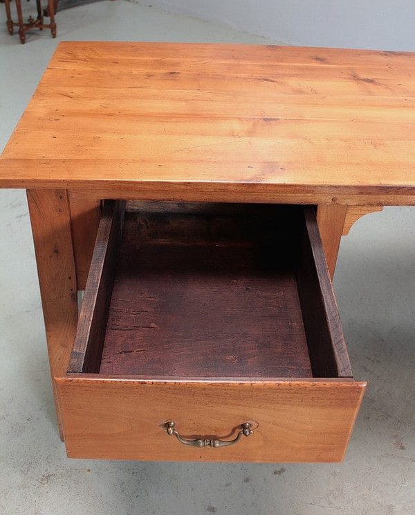 Table-Bureau en Merisier XIXe