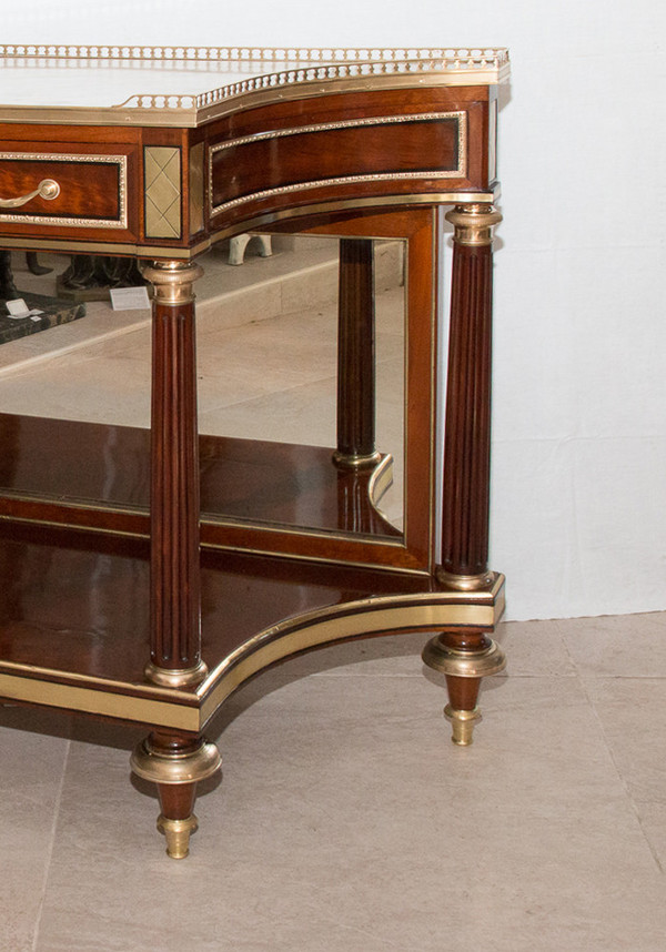 Louis XVI mahogany sideboard console