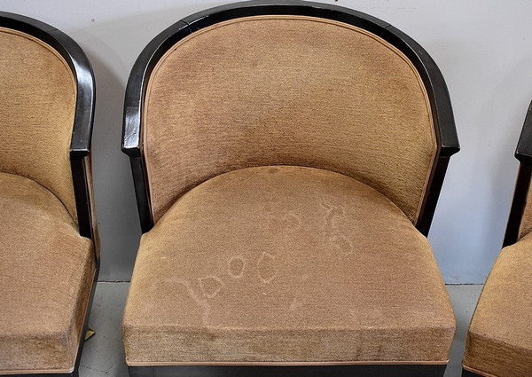 Suite de 4 fauteuils Art Déco – XXe