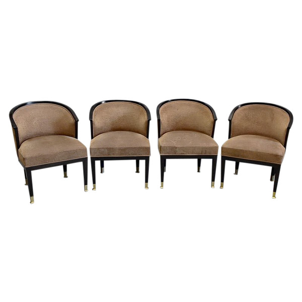Suite de 4 fauteuils Art Déco – XXe