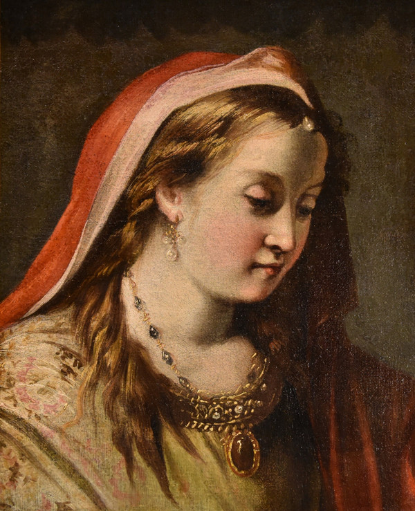 Gaspare Diziani (Belluno 1689 – Venezia 1767), Ritratto di giovane principessa (Salomè?)